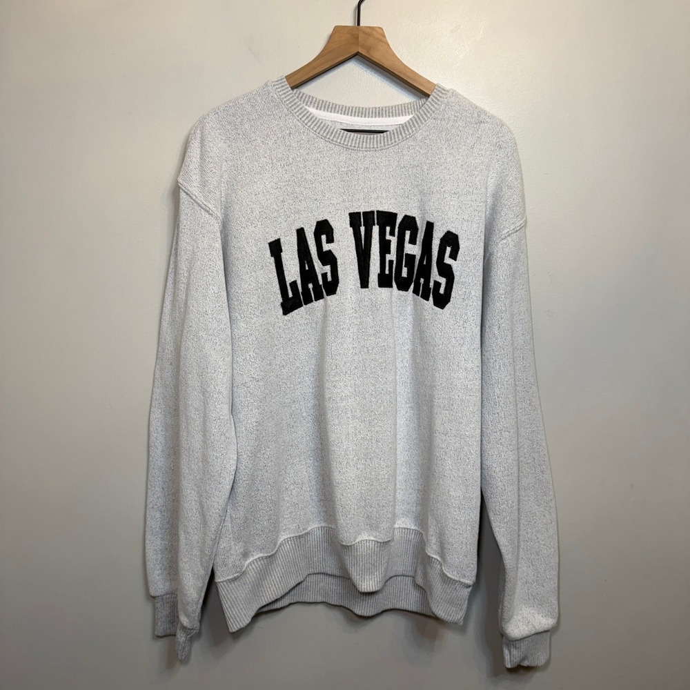 New York Popular Las Vegas Sweatshirt Graphic Crew Neck Pullover Size 2XL